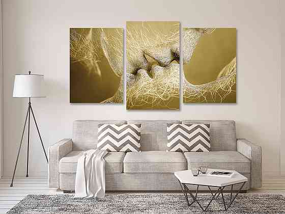 Модульная картина в гостиную / спальню Поцілунок   Art-699_3 Киев