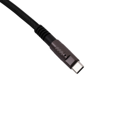 Дата кабель USB-C + USB A to USB-C 1.0m Double-Sleeved Geek black Keychron (CAB21_KEYCHRON) Вінниця - фото 3