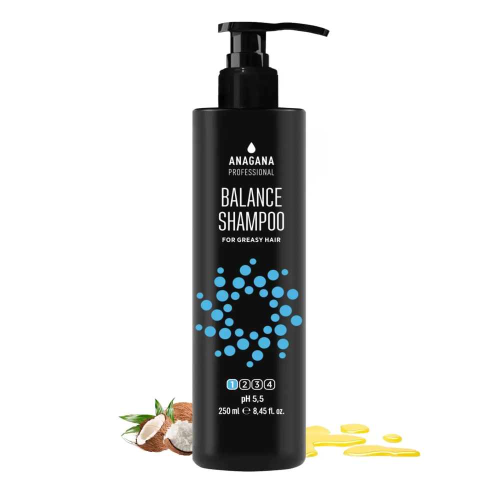 Шампунь "Баланс" для жирної шкіри голови ANAGANA 250 мл Київ - фото 2