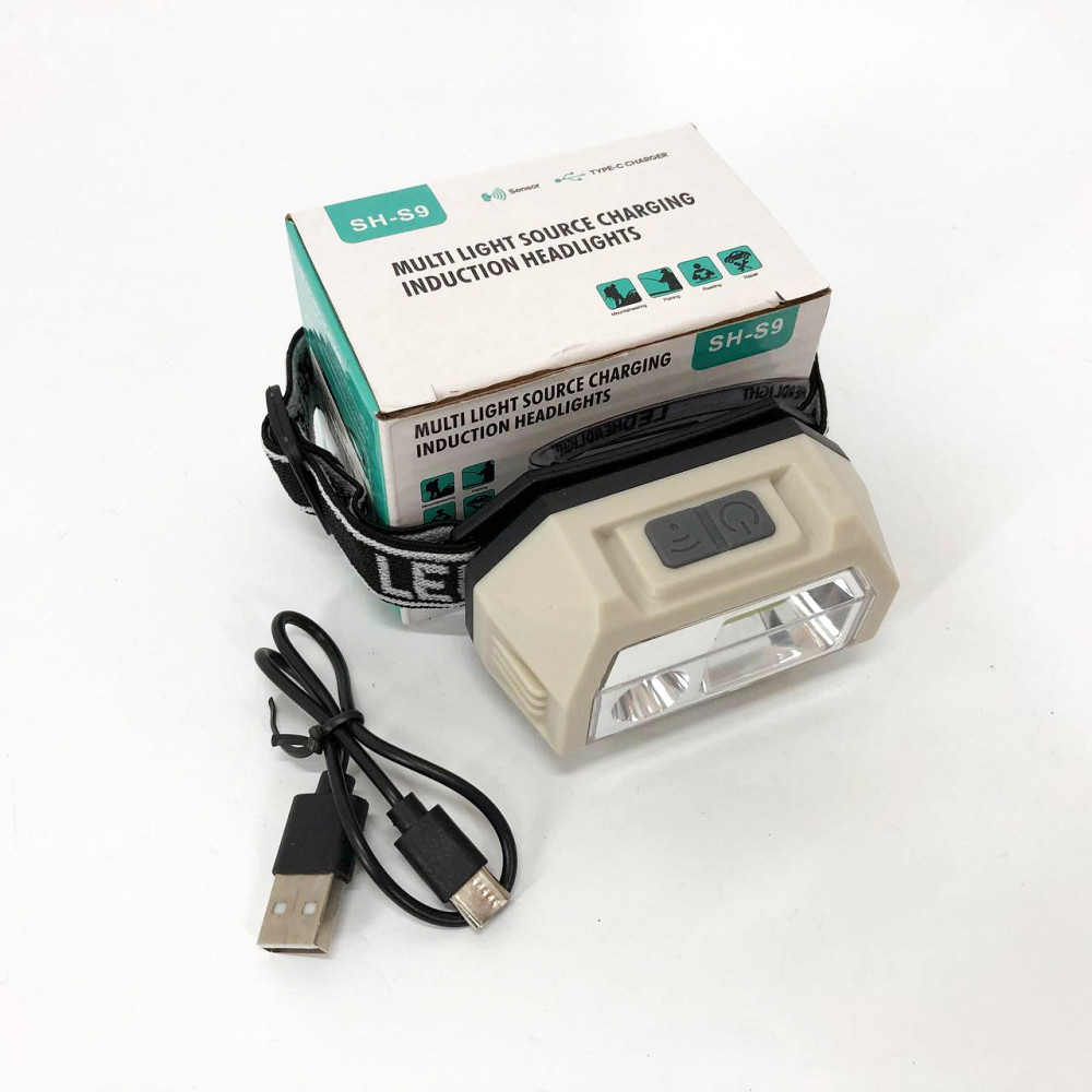 Ліхтарик налобний світлодіодний надпотужний, Led headlamp налобний ліхтар, Ліхтар на лоб потужний HJ-82 Львів - фото 1