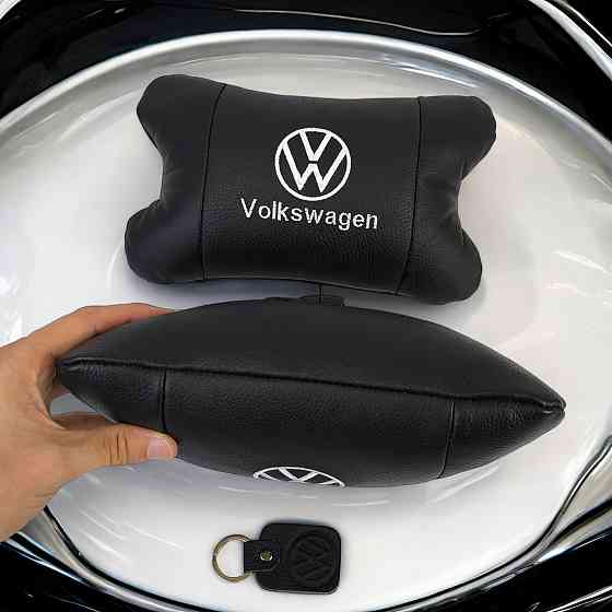Автомобільна подушка в подарунок, Подушка підголівник з логотипом, Автоподушка подарунок HS-68 Львів