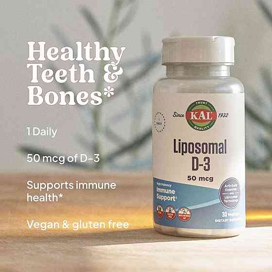 Liposomal D-3, High Potency, 50 mcg, 30 VegCaps Луцьк