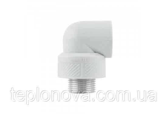 Кутник (Коліно) з різьбою PPR ø25х1/2'з (Поліпропілен) Raftec 25мм 1/2" RMU2501 Чернівці