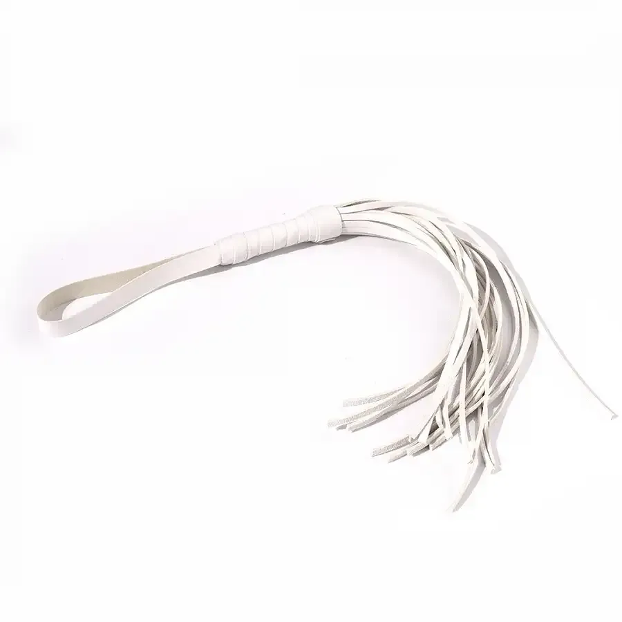 Батіг Flogger Art of Sex, Білий Львів - фото 1