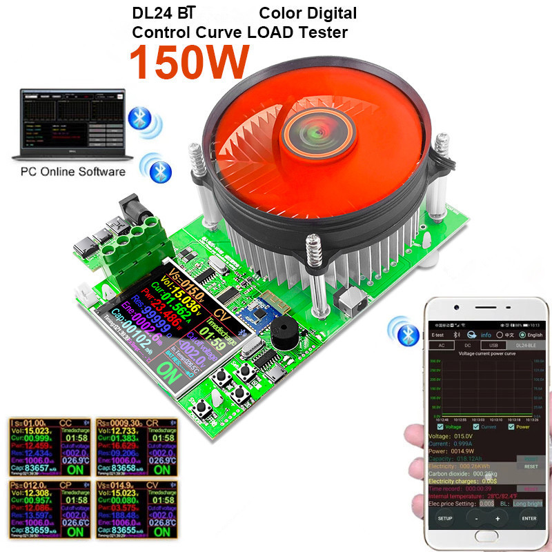 Электронная нагрузка Atorch DL24 с Bluetooth и тестером Киев - изображение 4