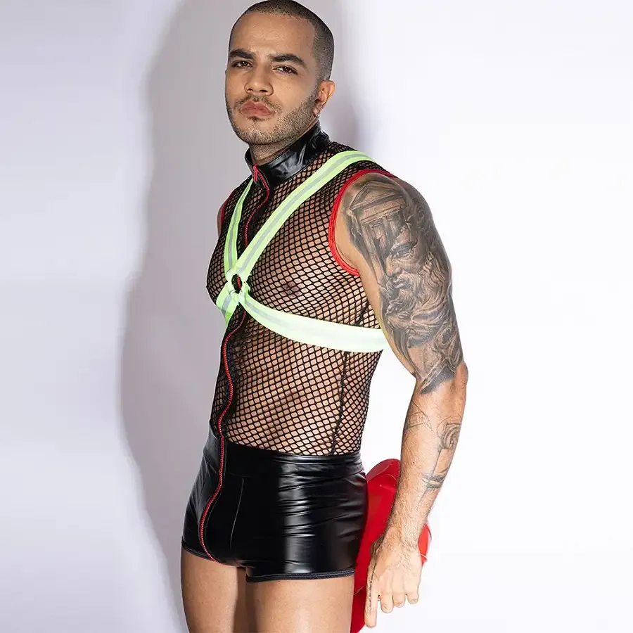 Чоловічий еротичний костюм пожежного JSY 9152 One Size Львів - фото 2