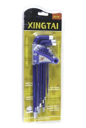 Набір шестигранників (9 шт.) Torx Key Set Xingtai Полтава