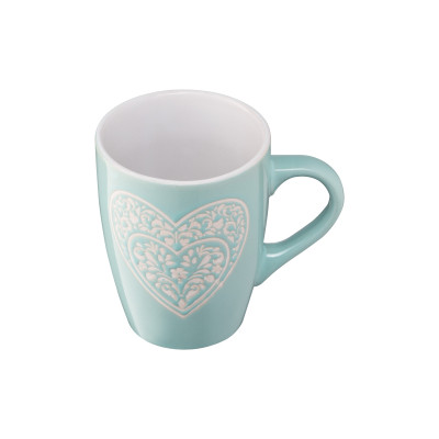 Чашка Ardesto Heart 330 мл Blue (AR3467BL) Вінниця - фото 2