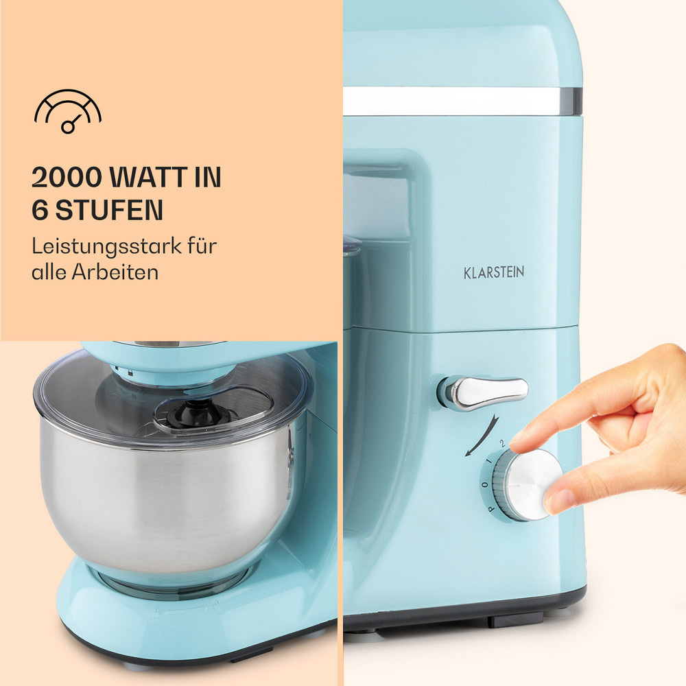 Кухонний комбайн Bella Elegance 2000 Вт/2,7 к.с./5.2 літра з неіржавкої сталі, що не містить BPA, Рівне - фото 2