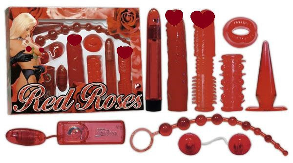 Набор игрушек для взрослых RED ROSES Sex Aura Киев - изображение 1