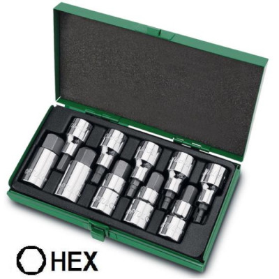 Набор головок Toptul шестигранник 1/2