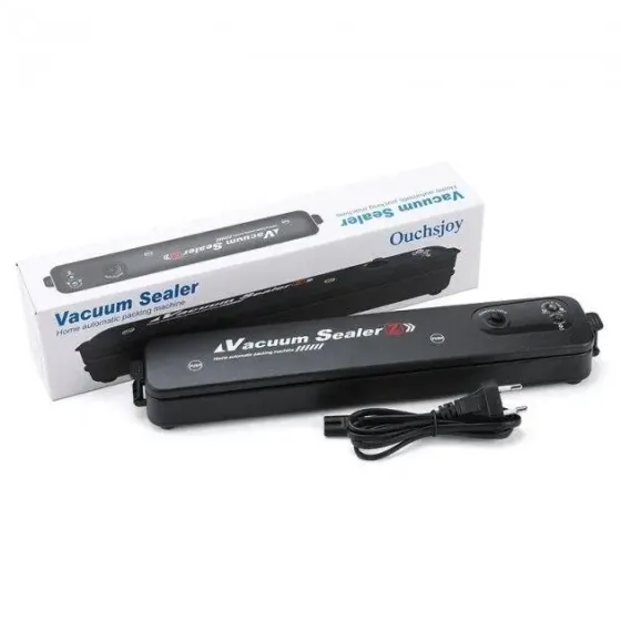 Вакууматор Vacuum Sealer вакуумный упаковщик для еды, бытовой вакууматор черный Коломия