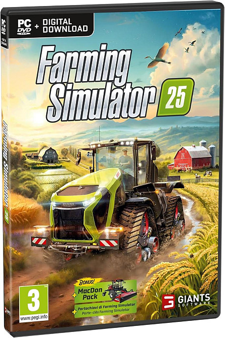 Игра Farming Simulator 25 Giants Software белый PC мультиплеер 400+ техники новые культуры животные Киев - изображение 1