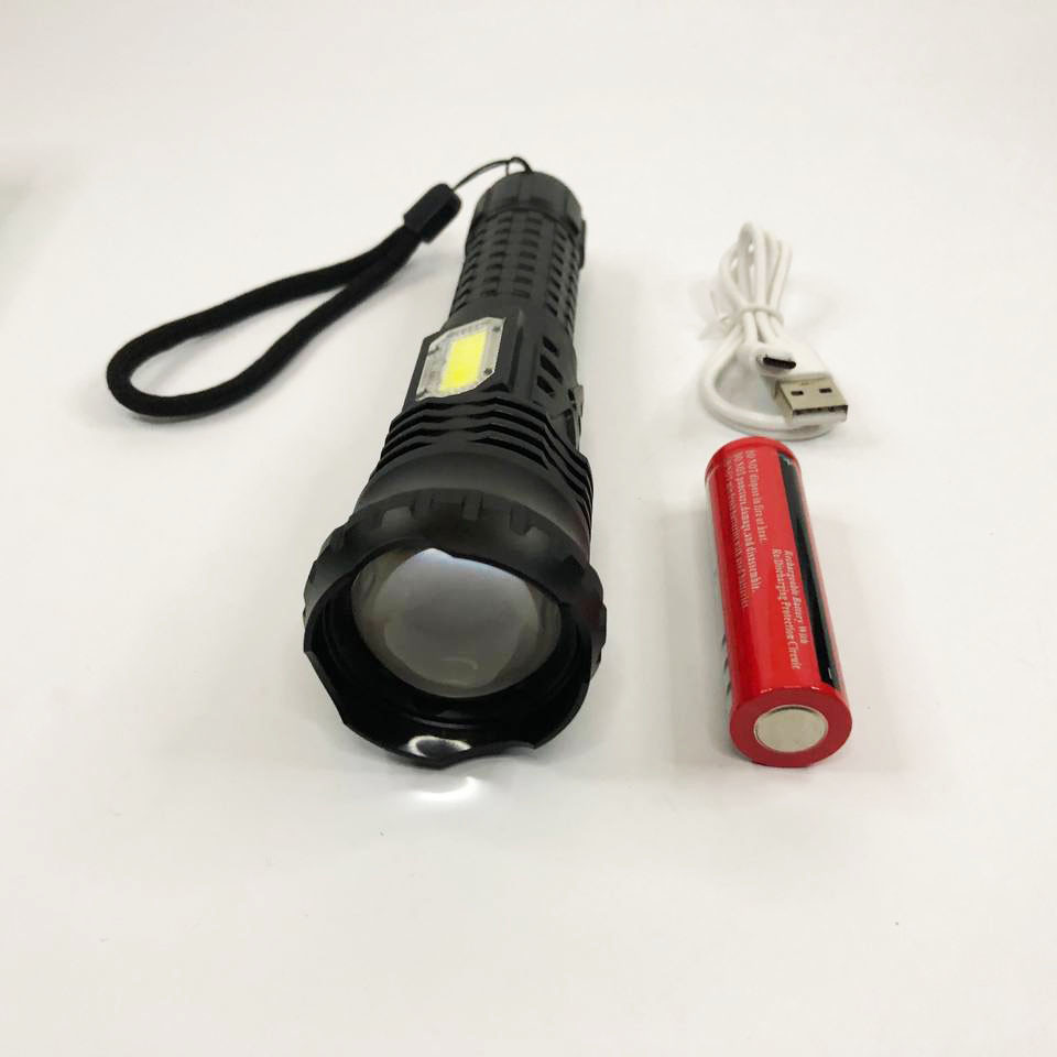 Фонарь с регулировкой луча Police BL-A95-P50+COB, Армейский фонарь, Фонарик военный MP-66 Львов - изображение 13