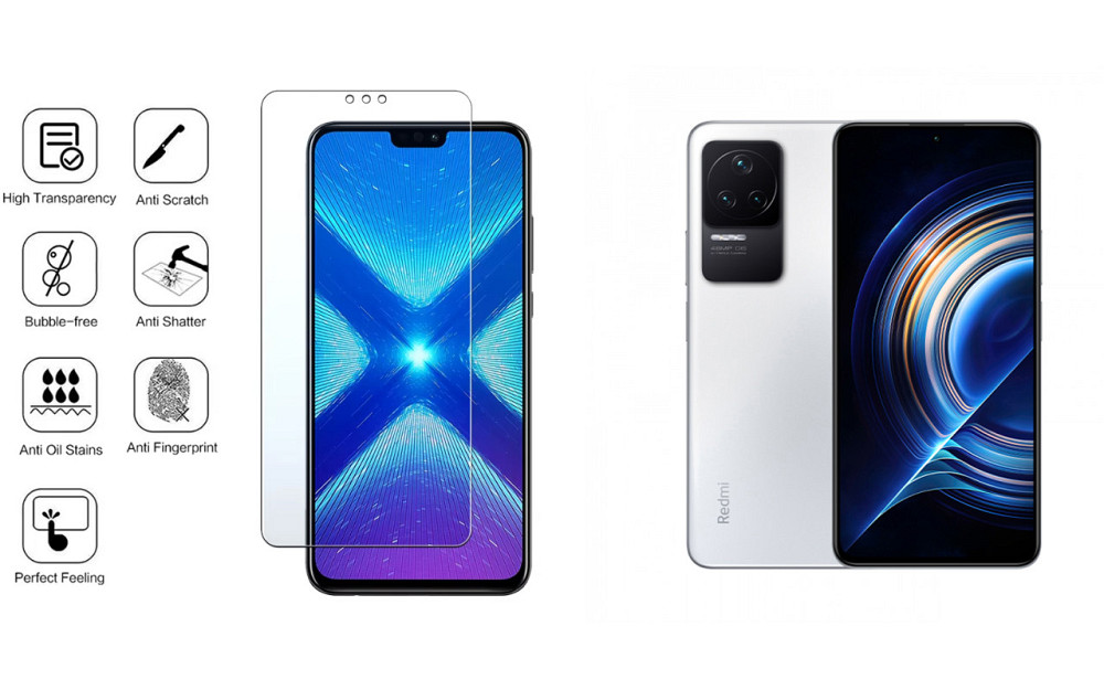 Защитное стекло NeoGlass для Xiaomi Redmi K50 – ультрапрозрачное и устойчивое Киев - изображение 4