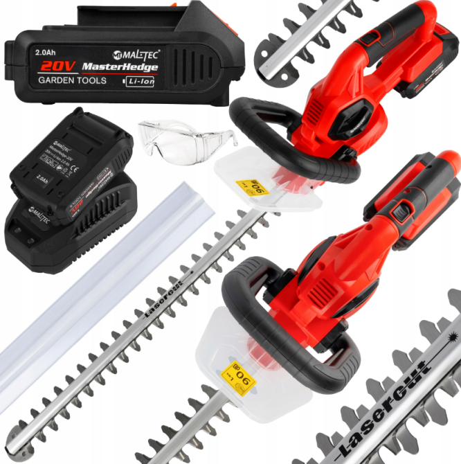 Кущоріз акумуляторний Maltec 58см 20В + акумулятор Maltec 20В 2А·год (Польща) Київ - фото 1