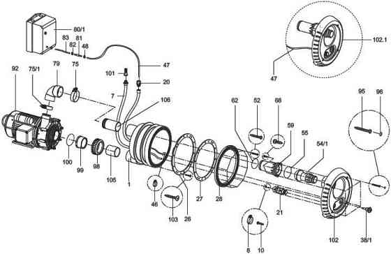 Закладная часть под противоток Speck BADU Jet Smart Киев