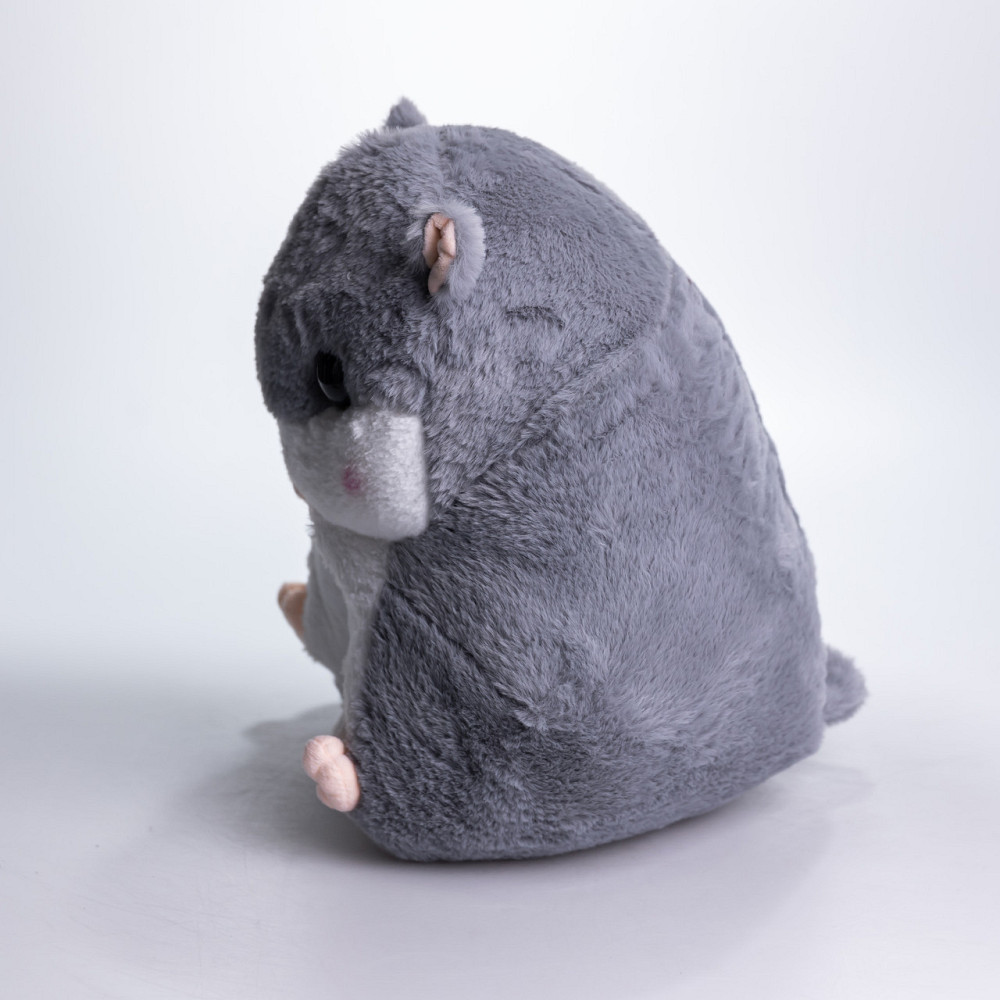 М'яка іграшка-подушка з пледом Хом'як 110×160 (см) плюшевий дитячий плед 3в1 Сірий 7090G Коломыя - изображение 5