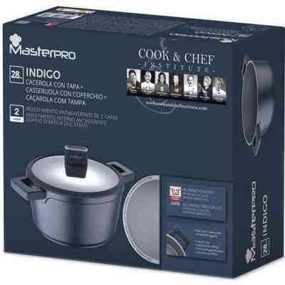 Каструля MasterPro Indigo з кришкою 3 л (BGMP-7980) Вінниця