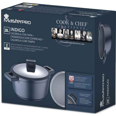 Кастрюля MasterPro Indigo з кришкою 3 л (BGMP-7980) Винница - изображение 6