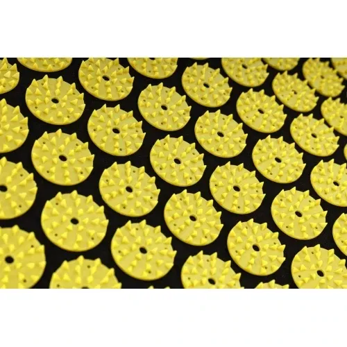 Мат для акупунктури Hop-Sport C072 чорний із жовтим Київ