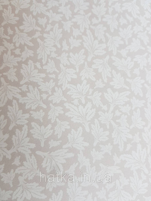 Обои флизелиновые Decoprint Elisir EL21041 маленькие листья молочные на кремовом фоне Киев - изображение 2