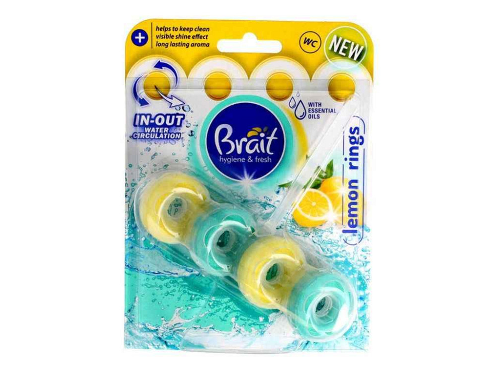Блок д/унітазу Lemon 40г (1шт) ТМ Brait Solmir Київ - фото 1