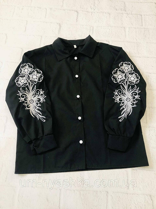 Біла сорочка з вишивкою 134-152 Кривий Ріг - фото 10