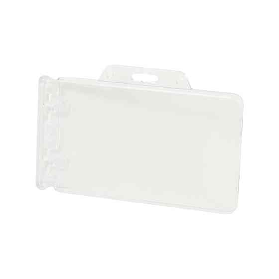 Бейдж горизонтальний, колір прозорий – ATIS, 95 x 60 x 6 мм Киев