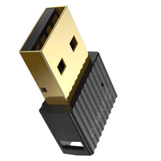 USB Bluetooth адаптер Orico бездротової передавач bluetooth 5.0 для BTA-508-BK (Чорний) Миколаїв