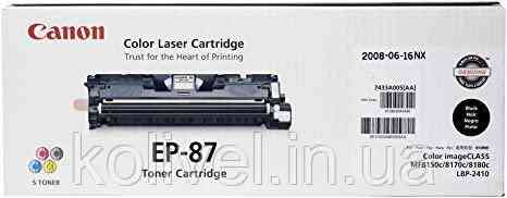 Картридж EP-87Bk Canon Genuine Toner Black (7433A005) черный Киев