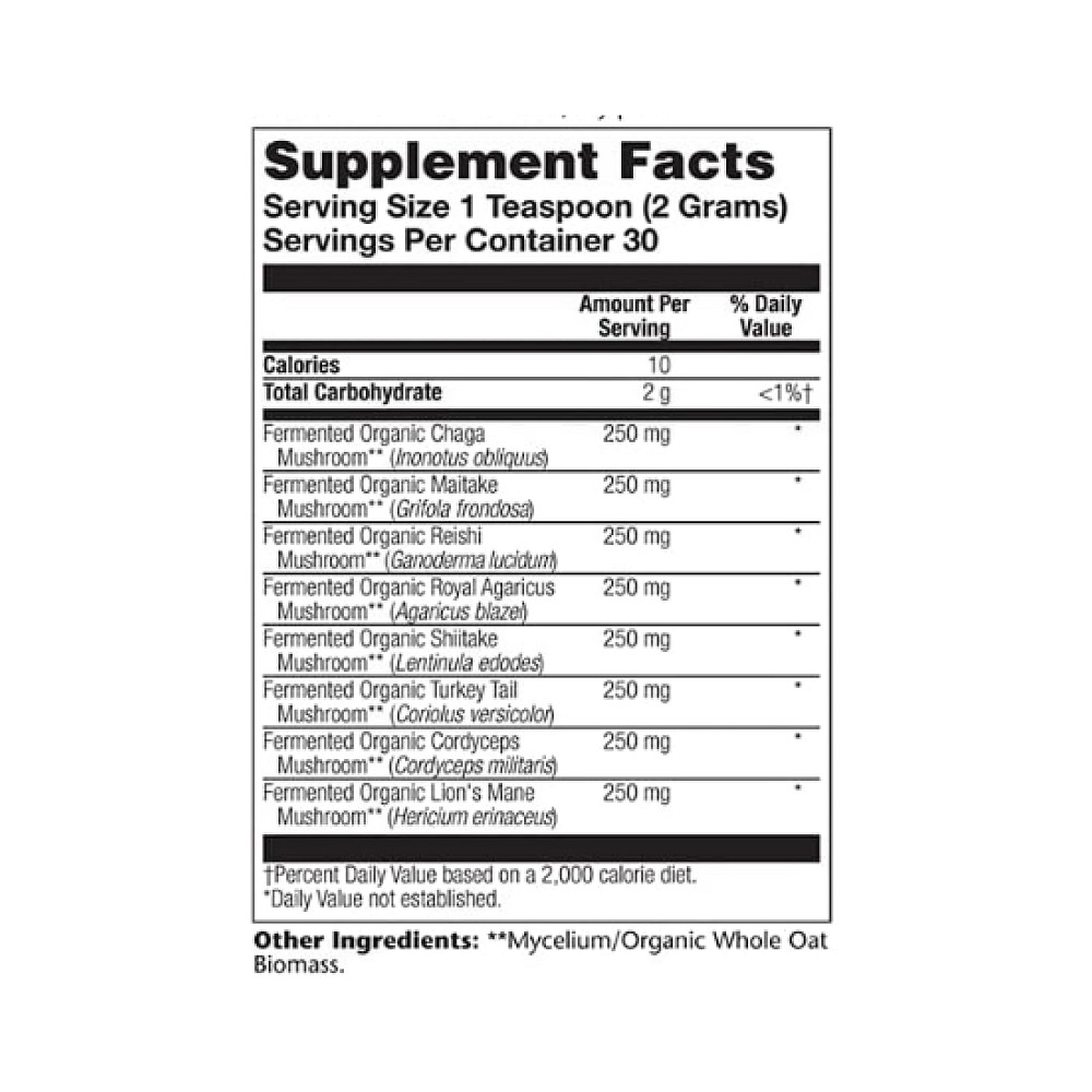 Organic Fermented Mushroom Complete 2000mg - 60g Луцк - изображение 2