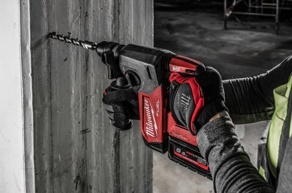 Перфоратор акумуляторний безщітковий SDS-PLUS MILWAUKEE, M18 ONEFHX-0, 2,5Дж (каркас) Одеса - фото 10