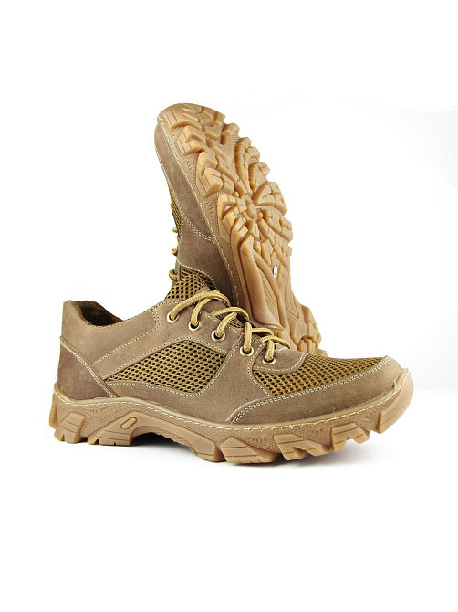 Чоловічі армійські кросівки коричневі – військові літні прошиті та проклеєні, армійські, ЗСУ Львів - фото 3