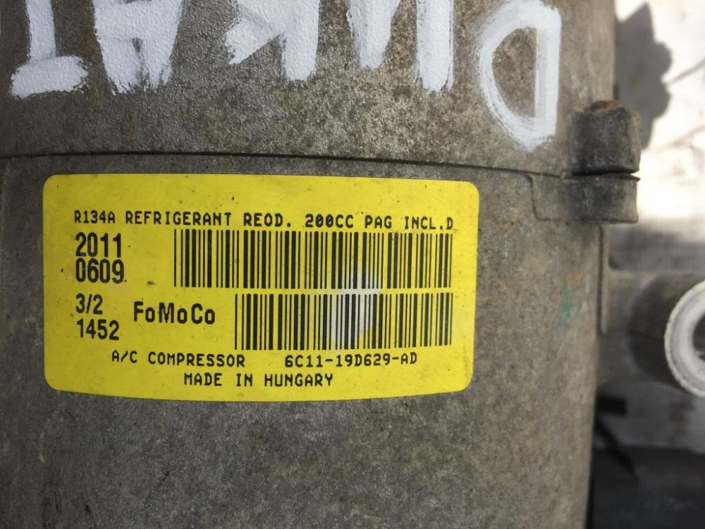 Компресор кондиціонера Fiat Ducato 2.2 JTD 2006-2013 (6C11-19D629-AD) Ковель - фото 2