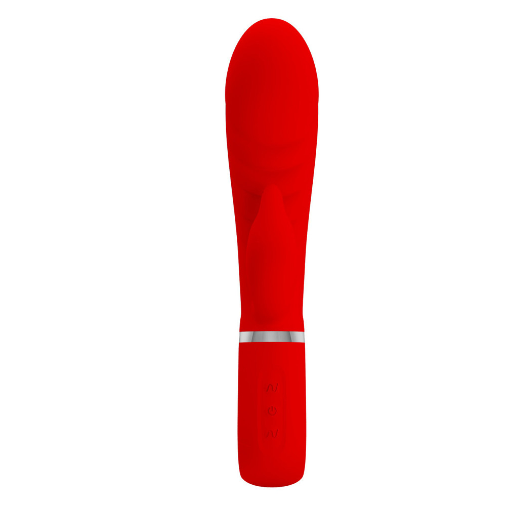 Ребристый вибратор Pretty Love - Prescott Red, BI-014635-2 Sex Aura Киев - изображение 6