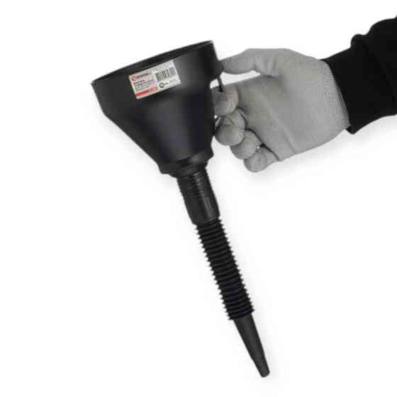 Лійка палива пластик пряма гнучка кругла з сіткою для Мукачево