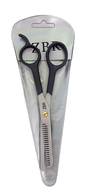 Ножиці для філіровки Zauber 6,5" одностороні для навчання та дому Запоріжжя - фото 1