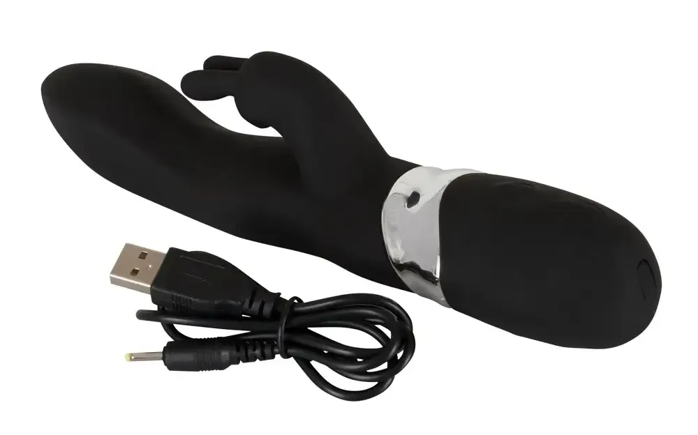 Вібратор – кролик на USB (чорний) Sex Aura Київ - фото 5