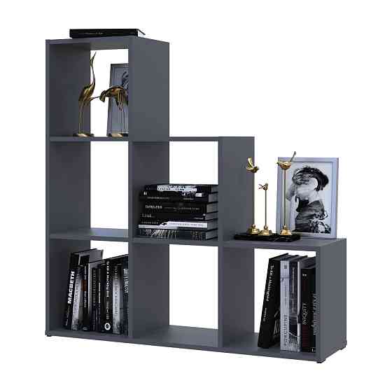 Стелаж Doros Степ 3х3 Графіт відкритий 102.6х28.8х106.1 DRS-011764 (41516162) Дніпро