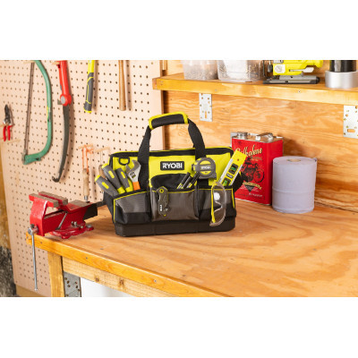 Сумка для інструмента Ryobi RSSSTB1, 22л, жорстка конструкція, поліестер, 20.5х38х29см (5132005338) Вінниця - фото 3