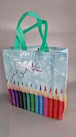 Сумка полипропиленовая с цветным рисунком  (30*38) №2 Карандашы (1 шт) Харьков