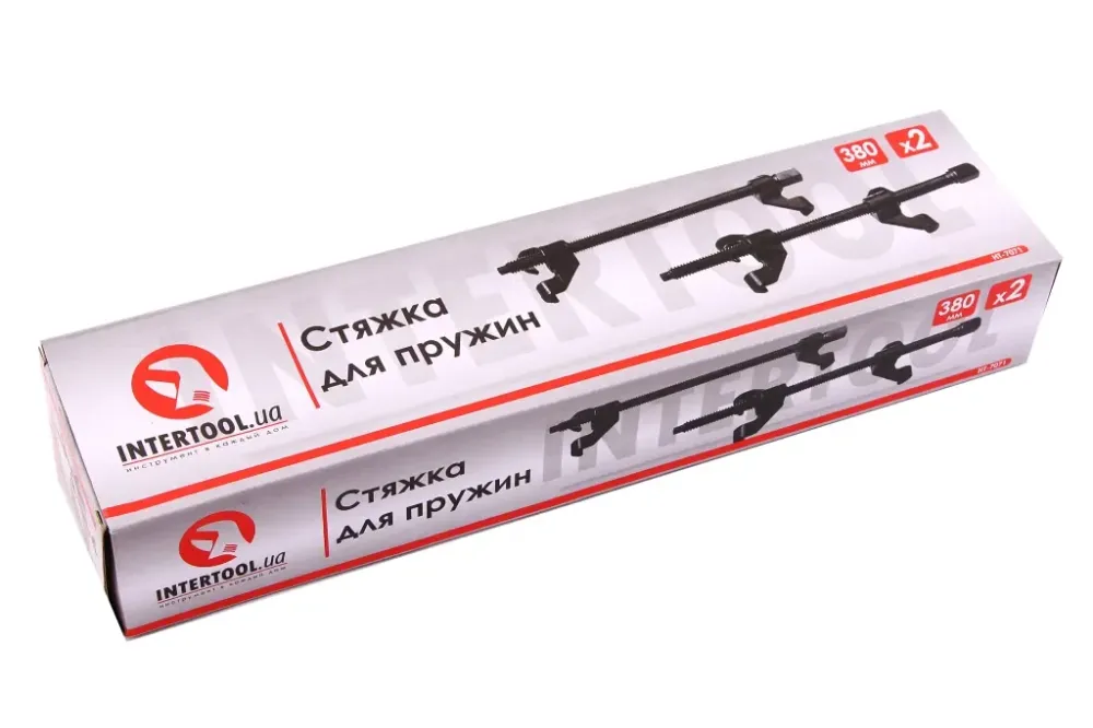 Съемник пружин универс. с лапами 390мм усил. Intertool (2 шт.) Винница - изображение 2