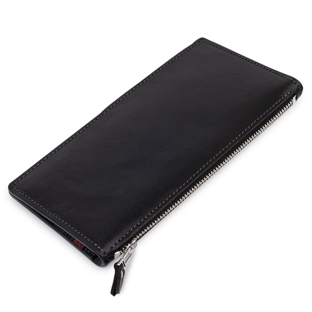 Оригинальное кожаное портмоне унисекс GRANDE PELLE 11513 Черный Киев - изображение 2