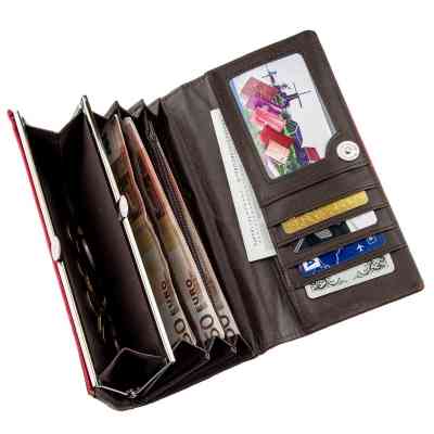 Гаманець Kivi З гладкої екошкіри Рожевий (19059) Вінниця