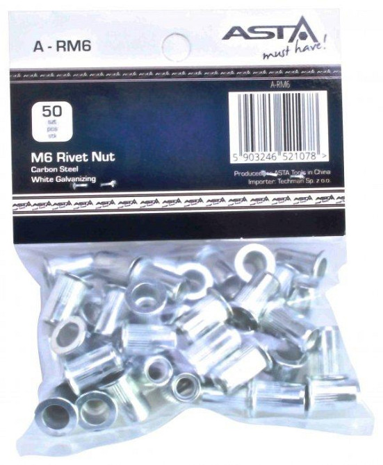 Заклепки різьбові М6, 50 шт ASTA A-RM6 Чернігів - фото 1