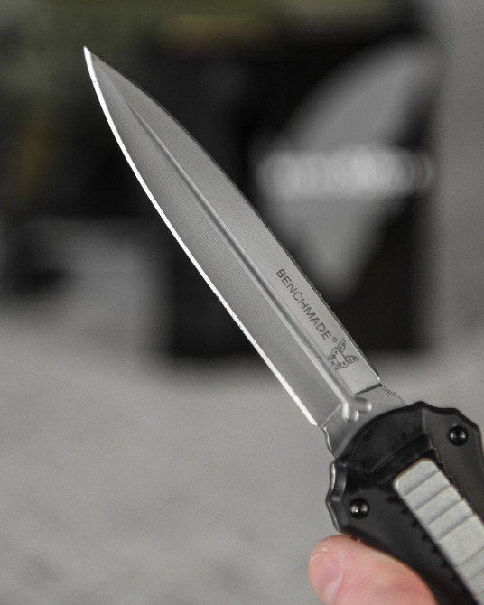 Ніж викидний Benchmade infidel black чоний Одеса - фото 5