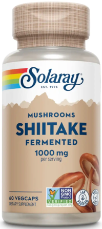 Ферментований гриб шиїтаке Solaray Fermented Shiitake Mushroom 1000mg 60 vcaps Київ