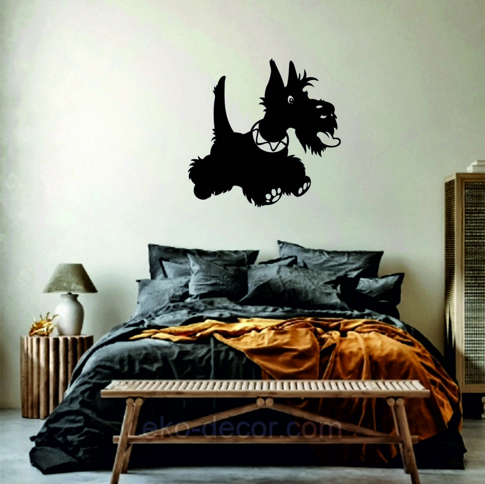 Декоративне настінне Панно «Шотланський тер'єр», Декор на стіну Чорний Київ - фото 10