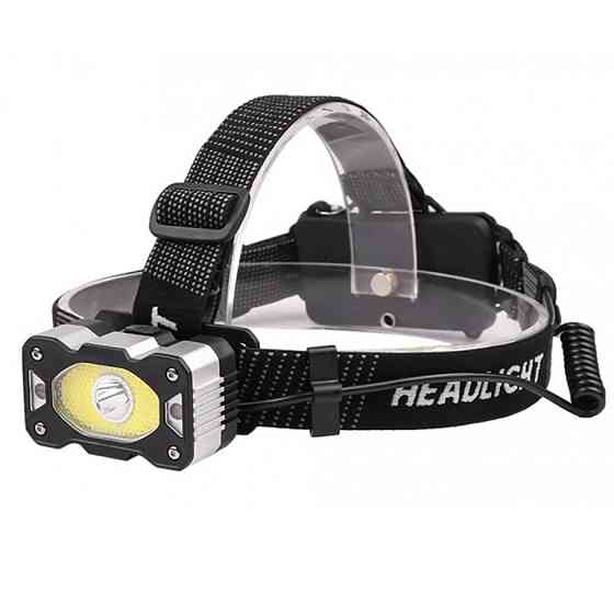 Аккумуляторный мощный налобный фонарь WATTON WT-248 с 4 режимами работы, 2 аккумуляторные батареи в комплекте Каменец-Подольский